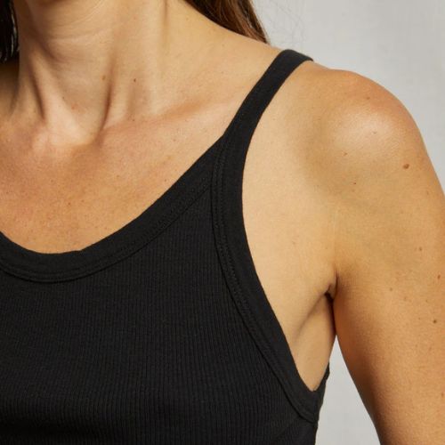 Annie Ribbed Tank - Perfect White Tee