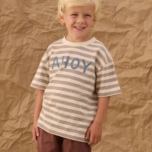Kid's Relaxed Tee - Ahoy - Rylee + Cru