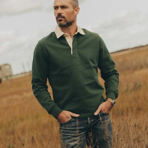 Rugby Shirt in Ivy - Taylor Stitch