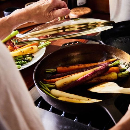 No. 11 Deep Skillet w/Glass Lid - Smithey