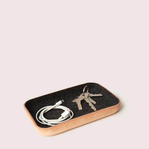 Kawabon Leather/Merino Wool Small Tray - Graf Lantz