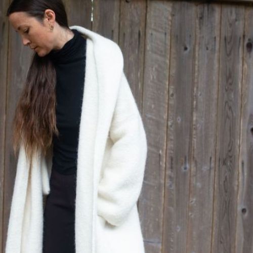 Capote Coat in Olive - Lauren Manoogian