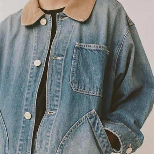 Painter Coat Denim - Shaina Mote