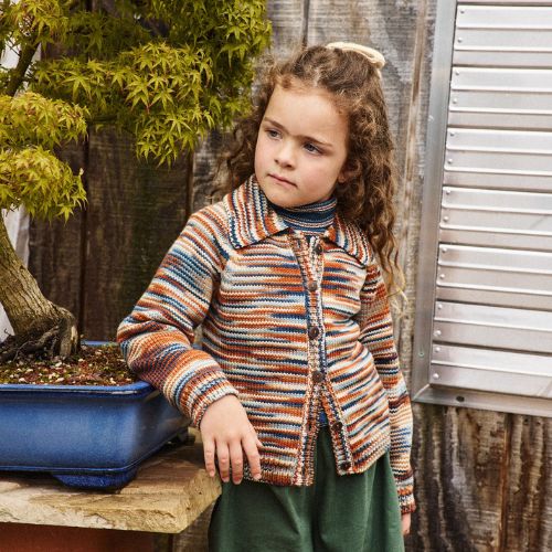 Motley Cardigan - Misha & Puff