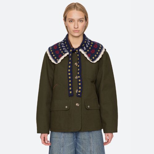 Preston Knit Collar in Navy - Sea NY