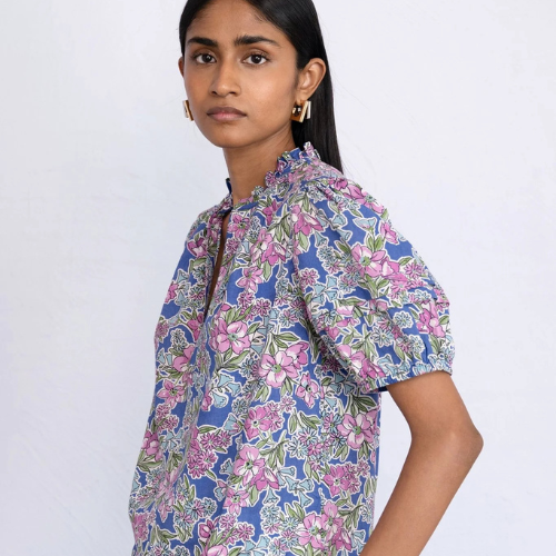 Bronte Top - Dazzling Blue - Banjanan