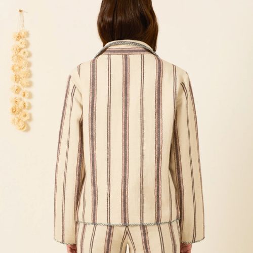 Francis Bark Stripe Jacket - Alix of Bohemia
