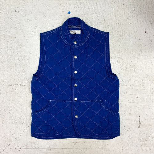 Quilted Snap Vest - Utility Canvas