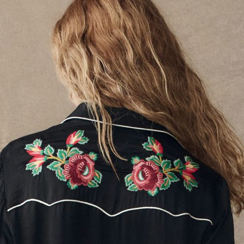 Heirloom Rose Western Shirt - The Great