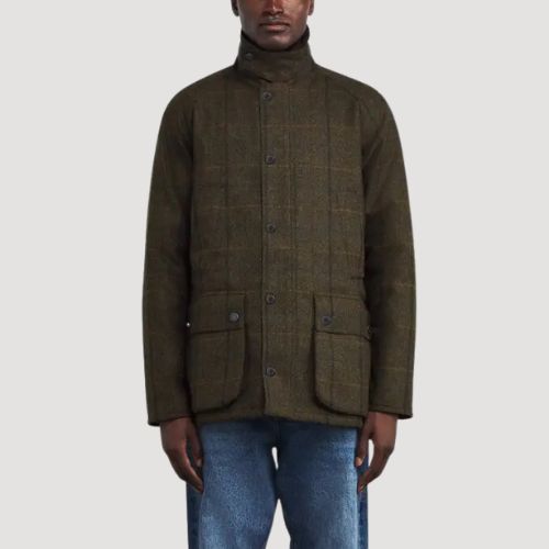 Bedale Check Wool Jacket - Barbour
