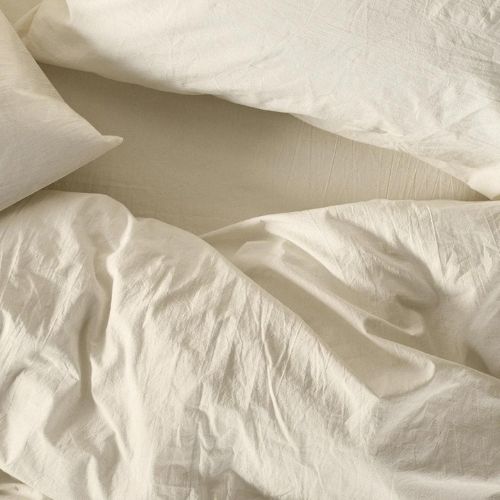 Crinkled Percale Sheet Set-Queen - Coyuchi