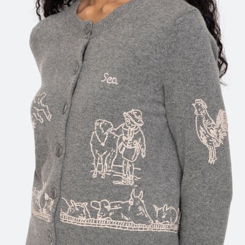 Edin Farm Cardigan - Sea NY