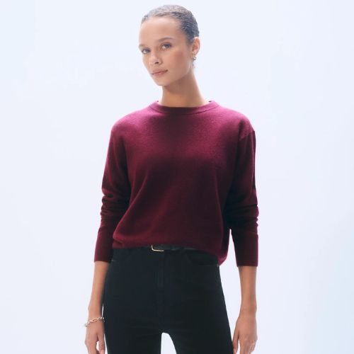 Cashmere Crew - White + Warren