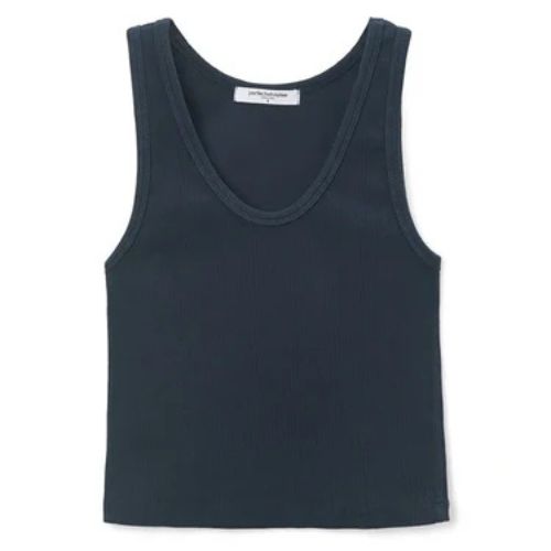 Blondie Tank - Navy - Perfect White Tee