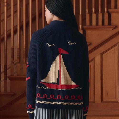 Sailboat Lodge Cardigan - The Great