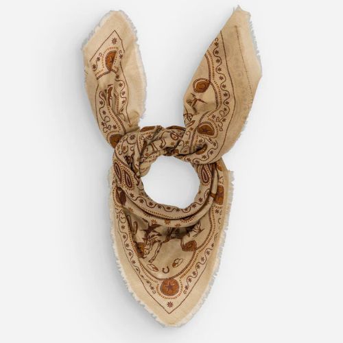 Wool/Silk Scarf - 100x100cm - Maison Lecomte Flamente