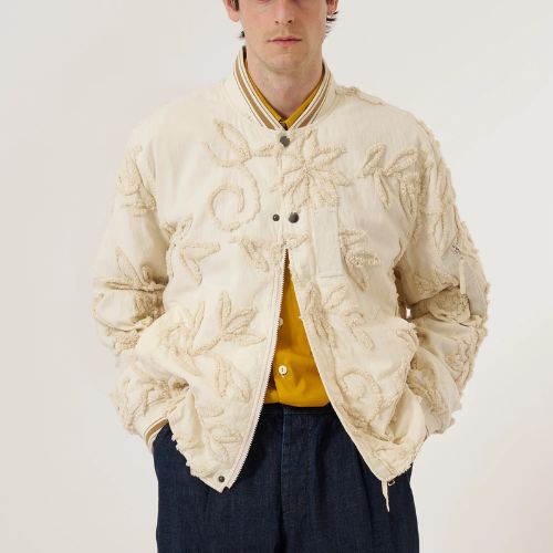 NS Bomber Jacket - 3D Flower - Universal Works