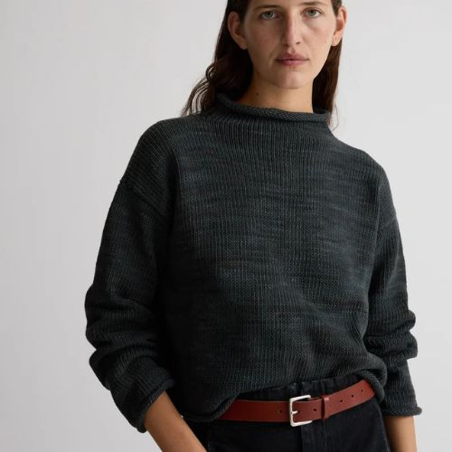 Lazlo Sweater in Ocean - Shaina Mote