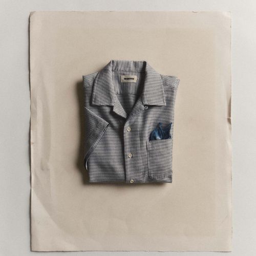 Blue Pin Dot Dobby - Hawthorne Shirt
