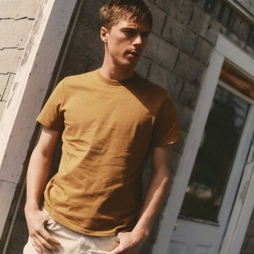 Regenerative Cotton Tee - Saffron - Taylor Stitch