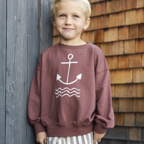 Kid's Relaxed Sweatshirt  - Anchor - Rylee & Cru