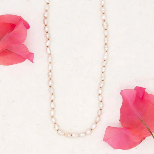 Antique Rice Pearl Necklace - River Song