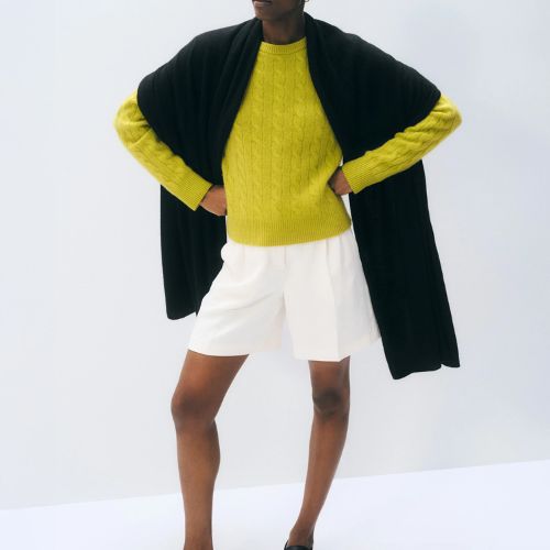 Cashmere Travel Wrap - White + Warren
