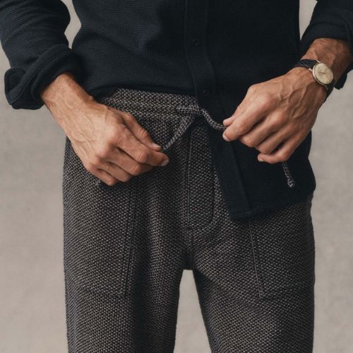 Breakwater Pant - Charcoal Sashiko - Taylor Stitch