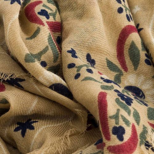 Wool/Silk Scarf - 100x100cm - Maison Lecomte Flamente