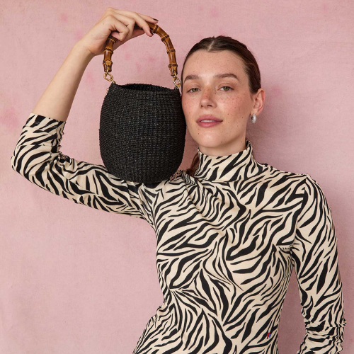 Pot de Miel Bag w/ Bamboo Handle - Clare V