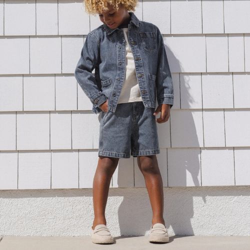 Denim Chore Coat - Rylee & Cru