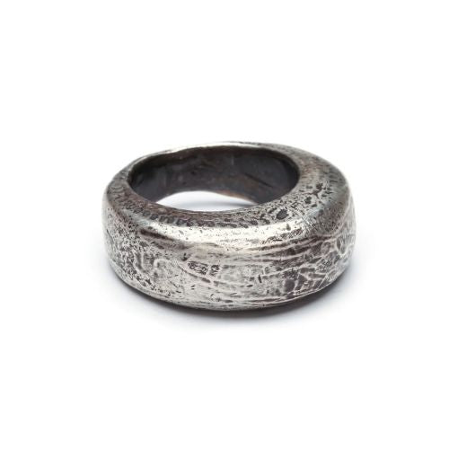 Sterling Silver Mala Ring - Size 7.5