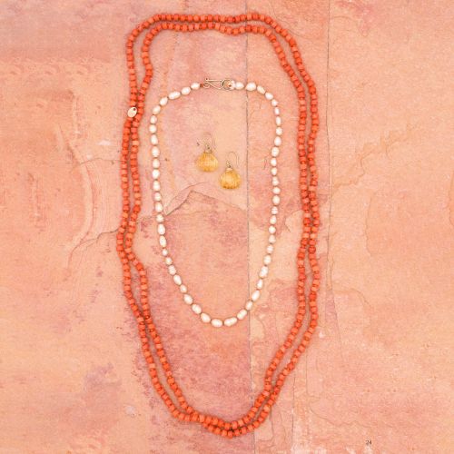 Antique Italian Coral Necklace F20101 - River Song