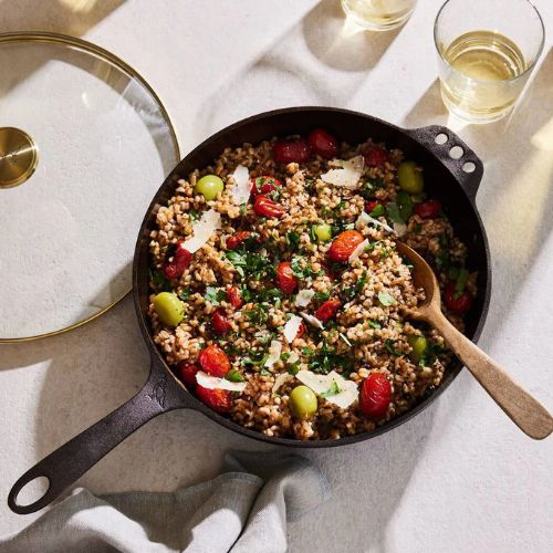 No. 11 Deep Skillet w/Glass Lid - Smithey