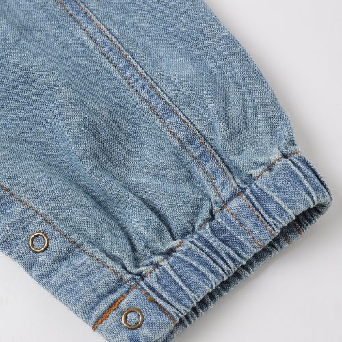 Cargo Baby Overall -  Washed Blue - Rylee & Cru