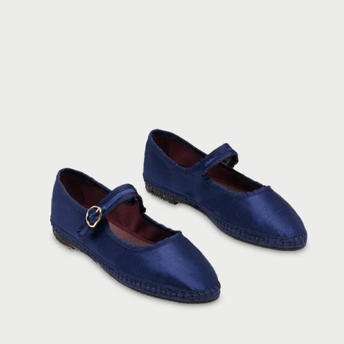 Silk Mary Jane  Espadrille - Owens -Flabelus