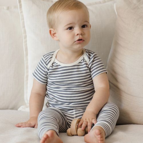 Baby Ribbed SS Tee + Legging Set - Rylee & Cru