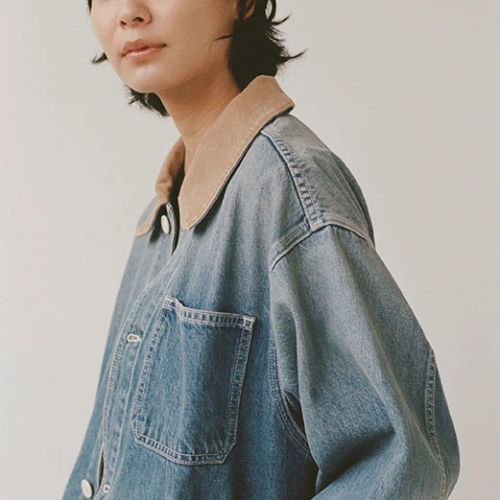 Painter Coat Denim - Shaina Mote