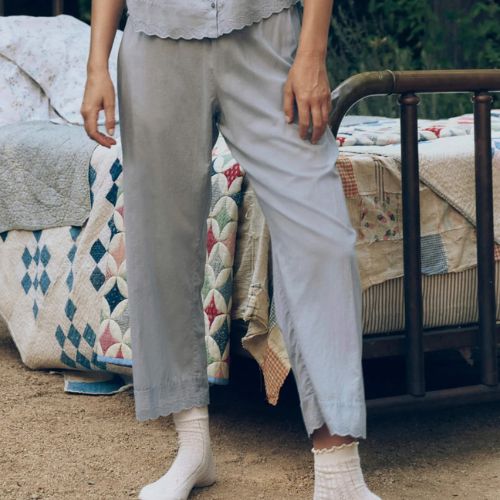 Eyelet Easy Sleep Pant - The Great