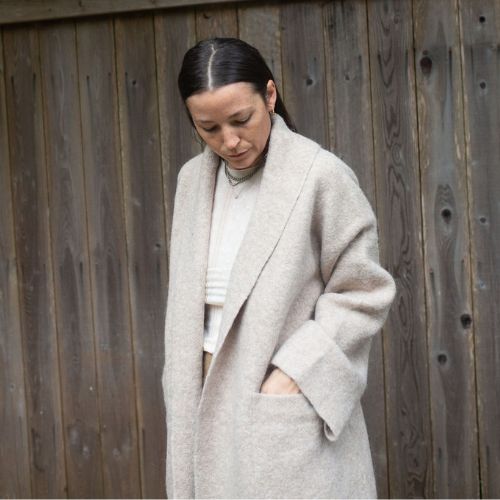 Double Face Long Coat - Lauren Manoogian