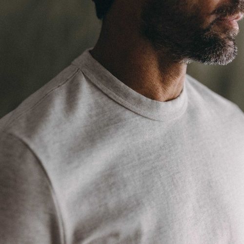Organic Cotton Shop Tee - Oat Twist - Taylor Stitch