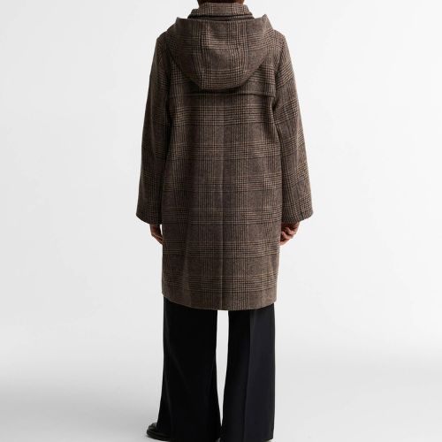 Melody Check Wool Duffle Coat - Barbour US