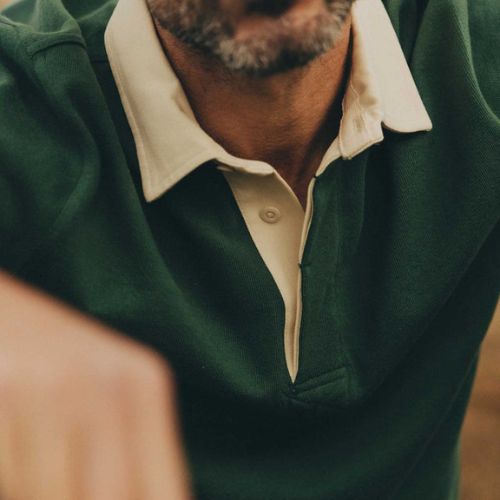 Rugby Shirt in Ivy - Taylor Stitch