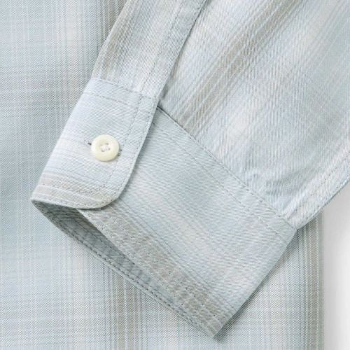 Shore Shirt in Fog Check Tencel - Taylor Stitch