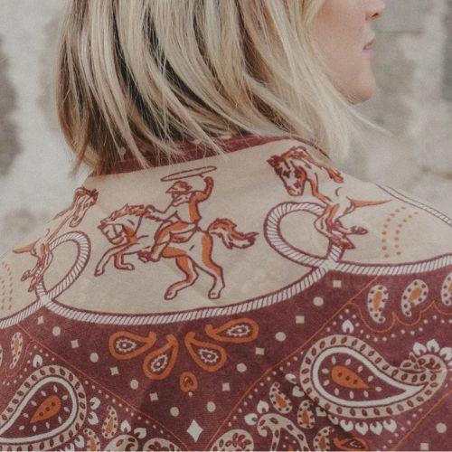 Rodeo Wool & Cashmere Scarf - Maison Lecomte Flament
