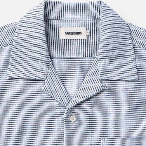 Blue Pin Dot Dobby - Hawthorne Shirt