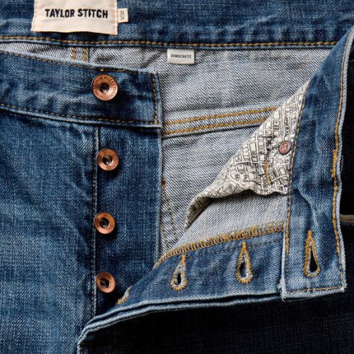 Democratic Jean - Mid Wash Organic Selvedge - Taylor Stitch
