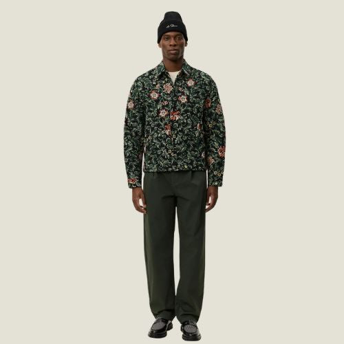 Jaiden Flower Jacquard Overshirt - Les Deux