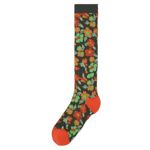 Bouquet Socks in Orange Floral Affairs - Henrik Vibskov