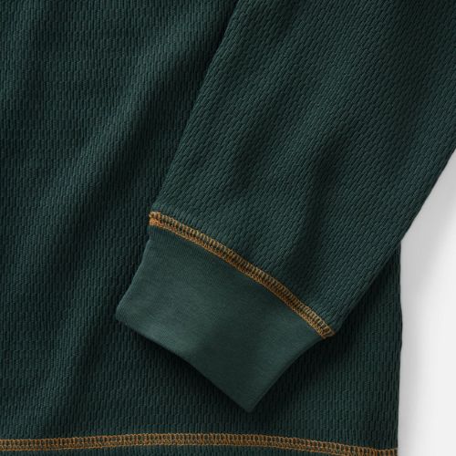 Organic Cotton Crew in Dark Forest Waffle - Taylor Stitch